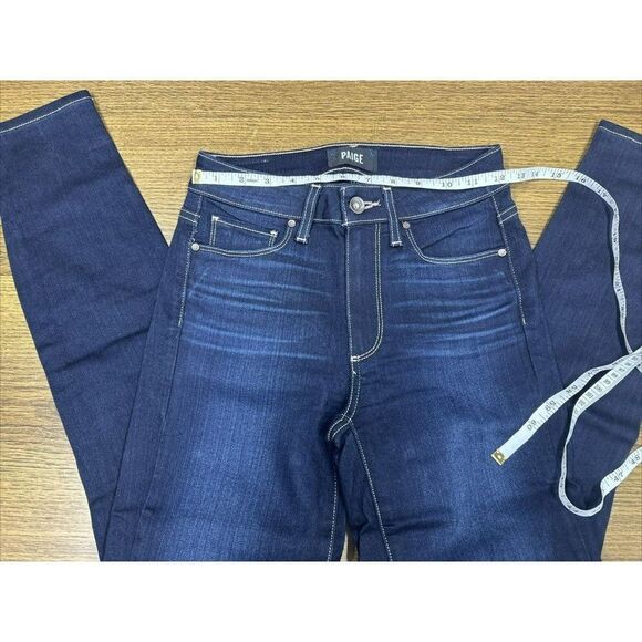 PAIGE JEANS WOMENS size 25  HOXTON ANKLE Denim Daily Stretch Slim Fit NWOT - Picture 4 of 11
